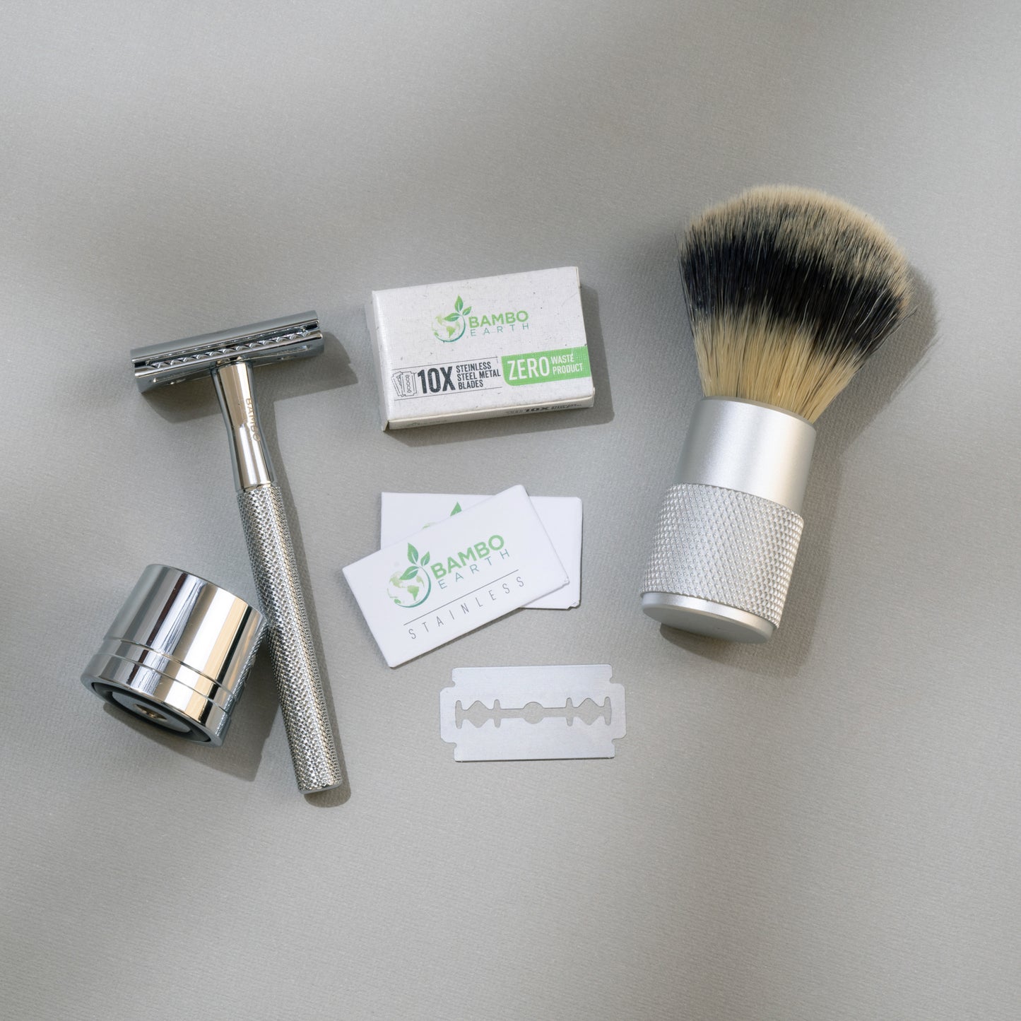Safety Razor Silver Bundle