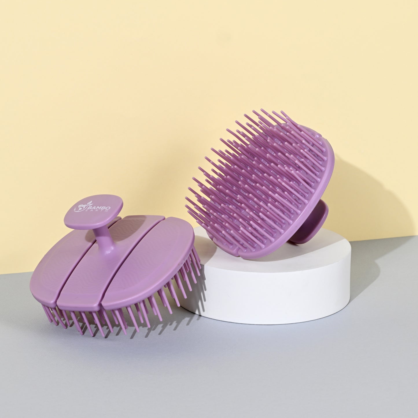 Foaming Head Massager Purple