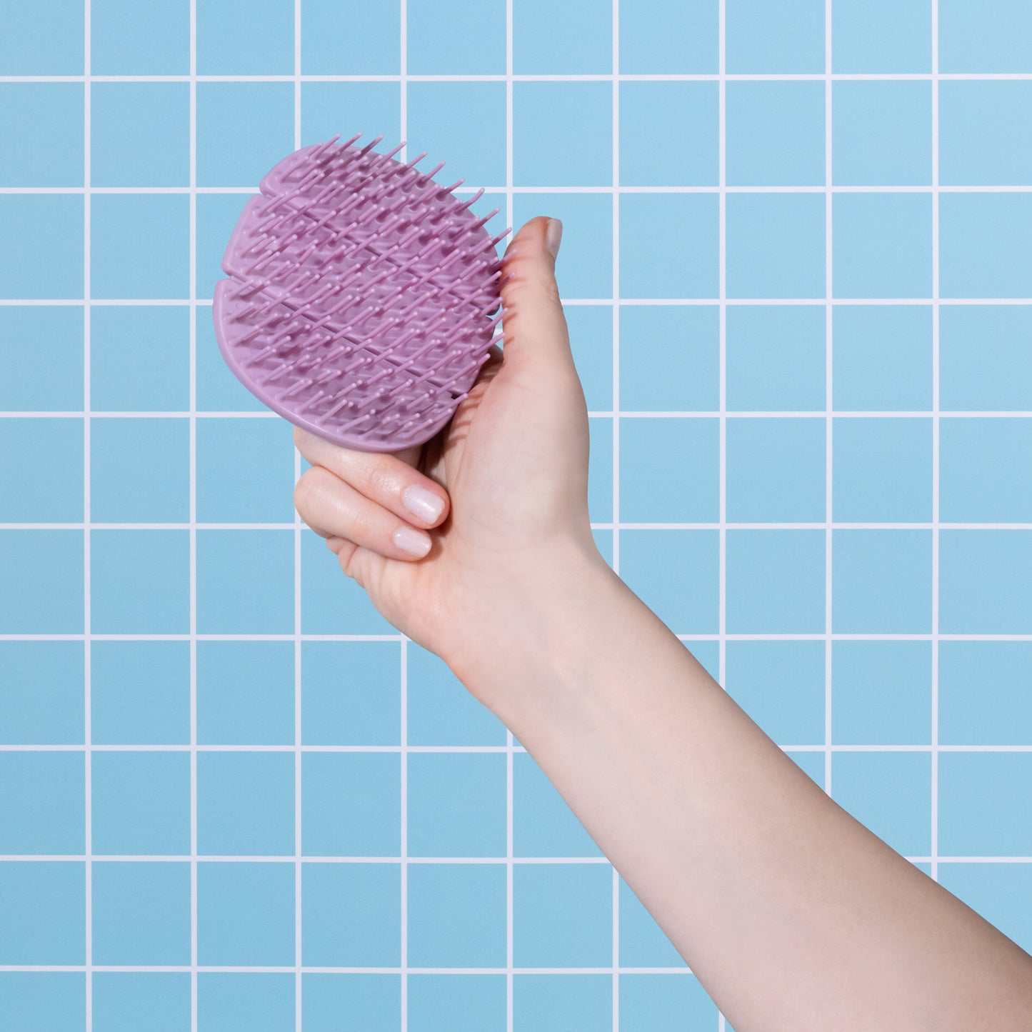 Foaming Head Massager Purple