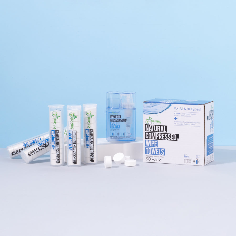 Compressed Wipes 50 Pack