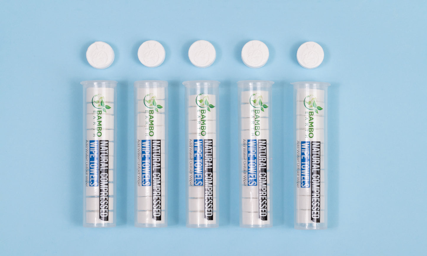 Compressed Wipes 50 Pack