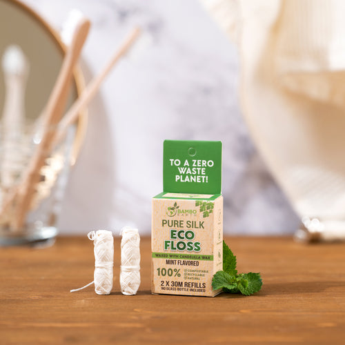 Копринен конец за зъби - пълнители