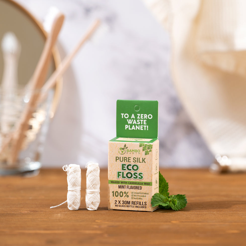 Копринен конец за зъби - пълнители