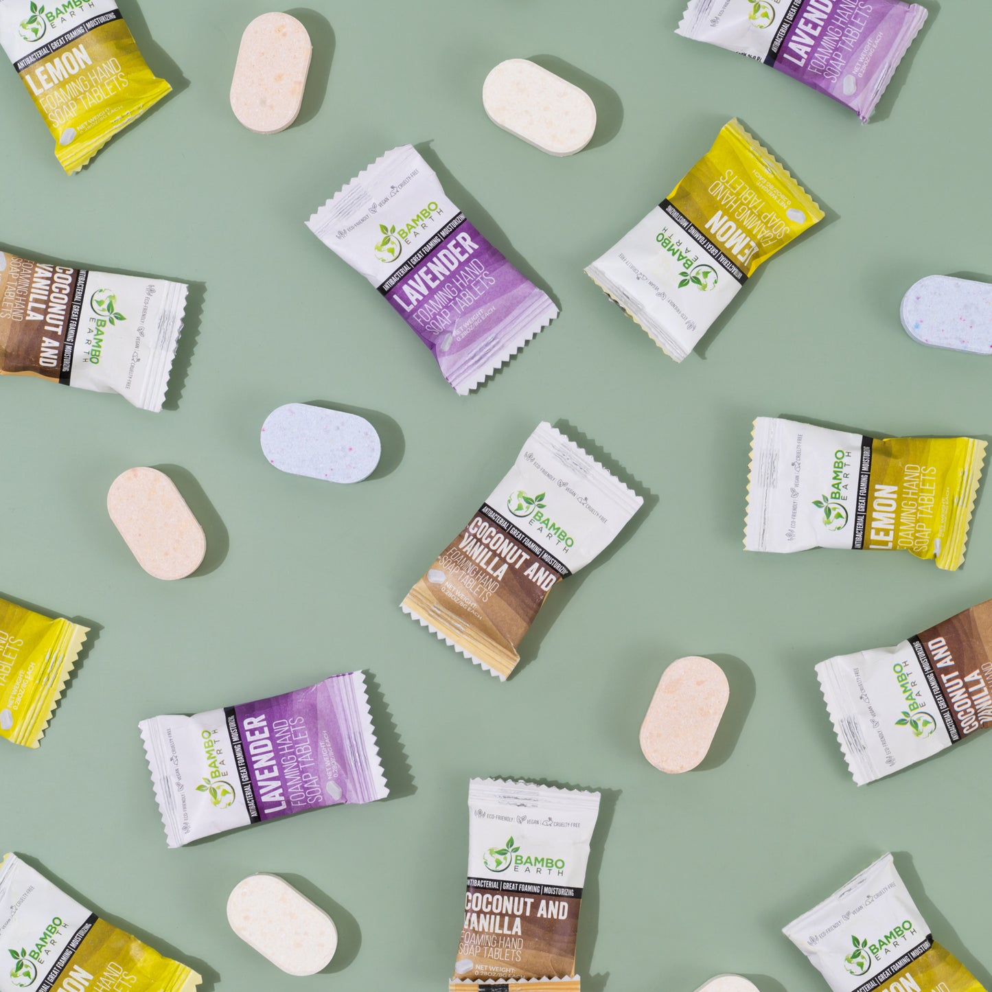 Пенлив сапун за ръце различни аромати 18 броя