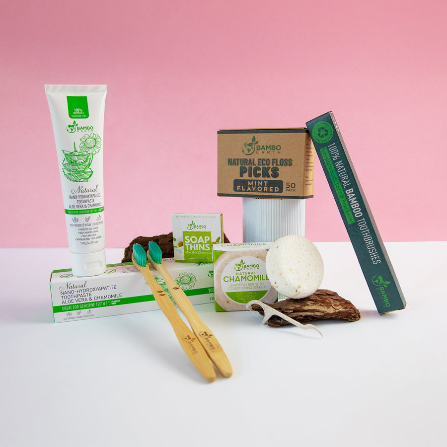 Комплект за пътуване мини с конец за зъби на клечка