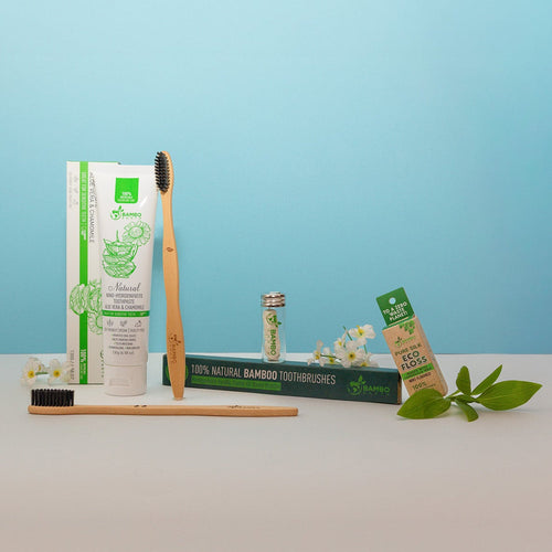 Дентална грижа с конец за зъби