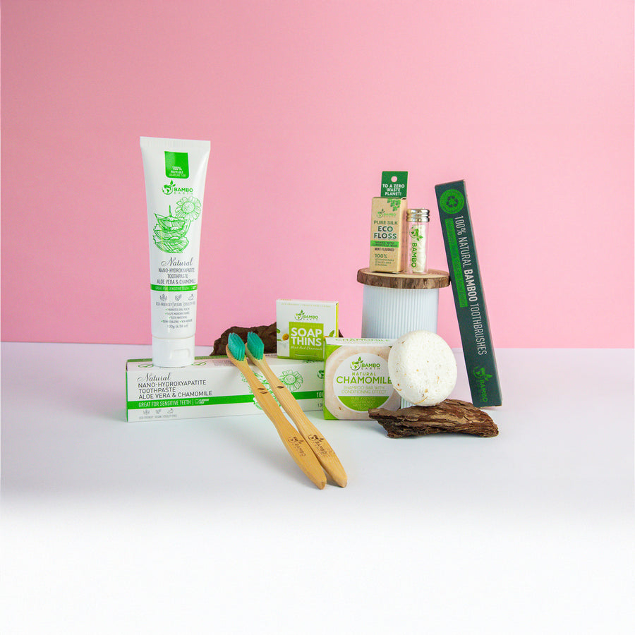 Комплект за пътуване мини с конец за зъби