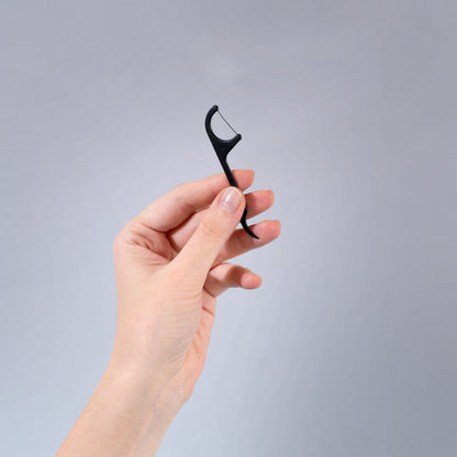 Floss Picks Charcoal & Mint 50 Pack
