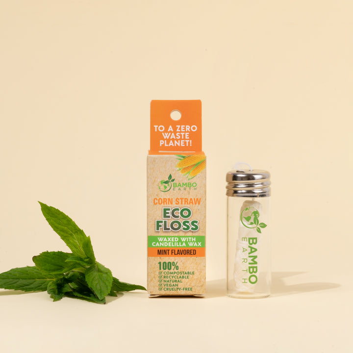 Corn Floss With Glass Jar